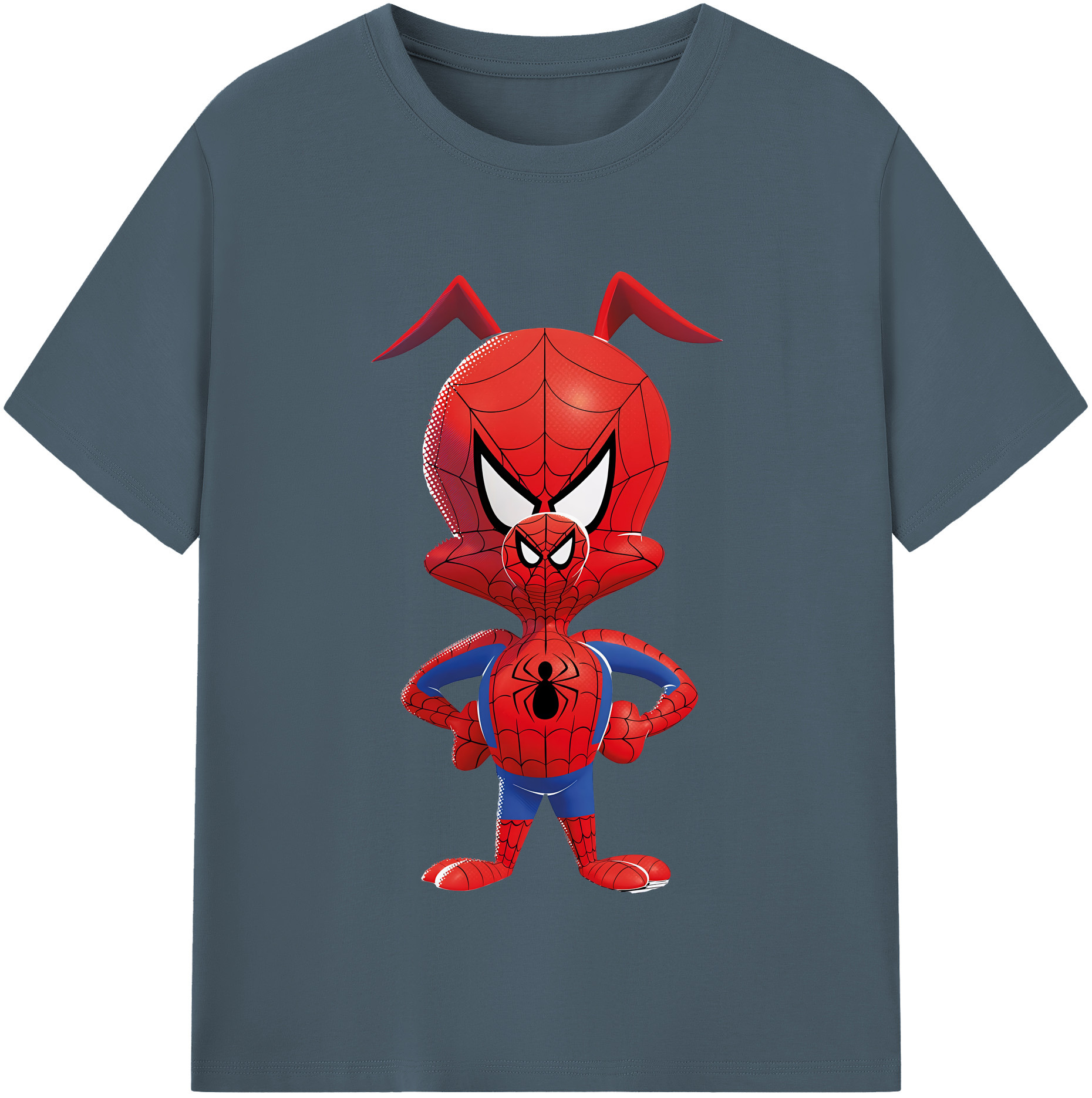 （画像用） Spider Man スパイダーマン 綿100％半袖Tシャツ（フロントプリント）